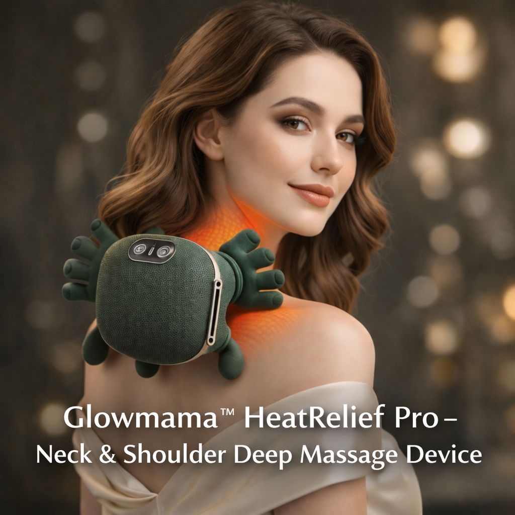 Glowmama™ HeatRelief Pro – Neck & Shoulder Deep Massage Device